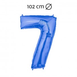 Ballon Numéro 7 Aluminium 100 cm