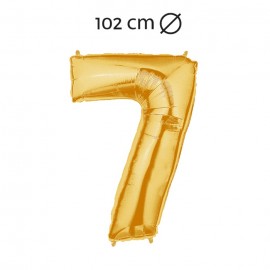 Ballon Numéro 7 Aluminium 100 cm