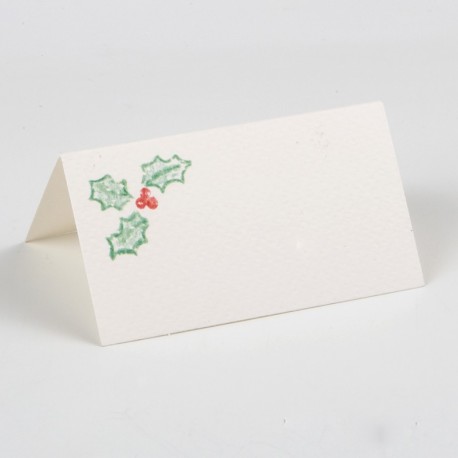 24 Cartes de Noël Gui 8 x 4,5 cm