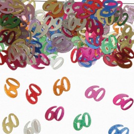 Confettis Numéro 60 Multicolores