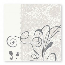 20 Serviettes avec Motifs Fleurs 33 cm x 33 cm 20 Serviettes avec Motifs Fleurs 33 cm x 33 cm