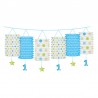 6 Lanternes "1 an" Pour Garçon 3,6 m