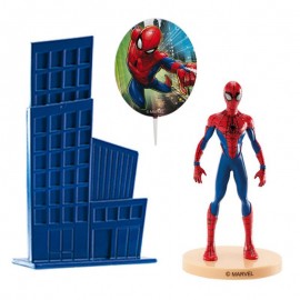 Kit avec Brochettes Spiderman pour Gateaux