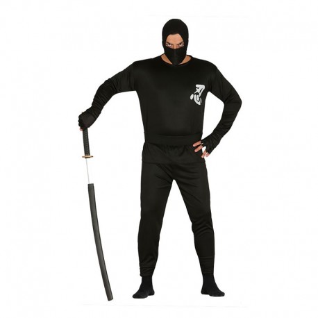 Déguisement de Ninja Ensemble Noir pour Homme