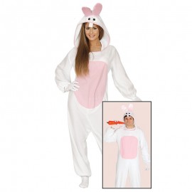 Déguisement de Pyjama Lapin Doux pour Adulte