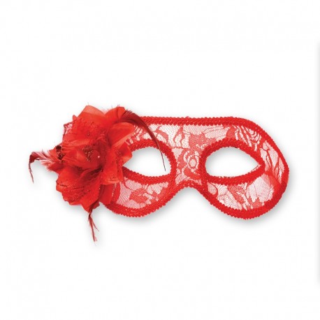 Masque Avec Rose Pour Fêtes