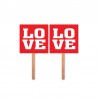 2 Cartes "Love" Pour Photocall