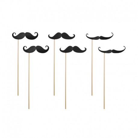 6 Moustaches Pour Photocall