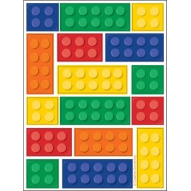 4 Autocollants Lego