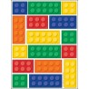 4 Autocollants Lego