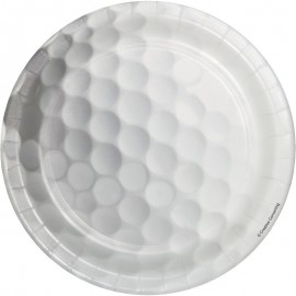 8 Assiettes Golf 18 cm