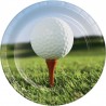 8 Assiettes Golf 23 cm