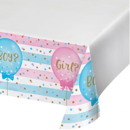 Nappe Baby Shower Révélation Sexe