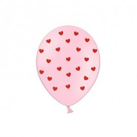 Ballons Coeurs Roses 30 cm