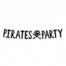 Bannière Pirate Party 14 x 100 cm