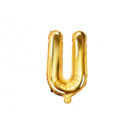 Ballon en Mylar Lettre U 35 cm