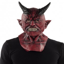 Masque Complet de Diable en Latex