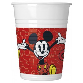 8 Gobelets Mickey Super Cool 200 ml