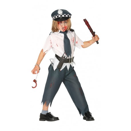 Déguisement de Zombie Police Enfant