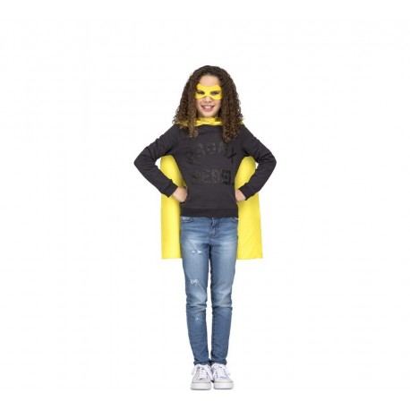 Cape Jaune Super Hero pour Enfant