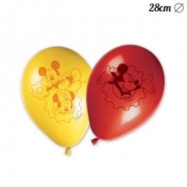 8 Ballons Mickey Mouse 28 cm