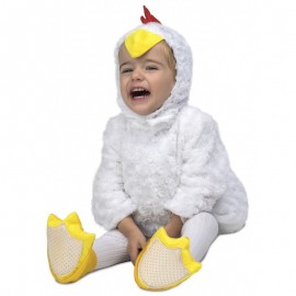 Déguisement de Poule Blanche Peluche Enfant