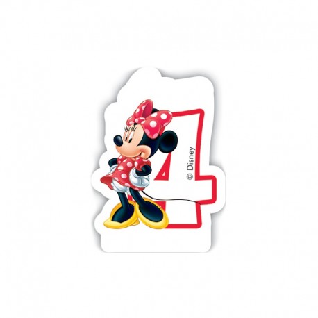 Bougie nº4 Minnie Mouse