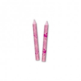 Bougies Droites Minnie Rose