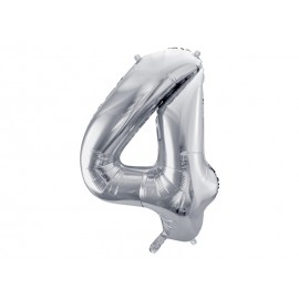 Ballon Mylar Numéro 4 81 cm