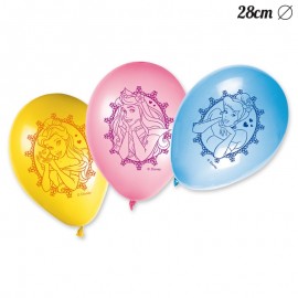 8 Ballons Princesse Disney 28 cm