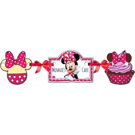 Banner de Silueta Disney Minnie Mouse