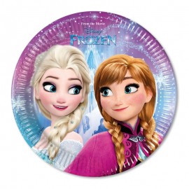 8 Assietes Reine des Neiges 20 cm 8 Assietes Reine des Neiges 20 cm