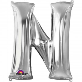 Ballon Mylar Lettre N 81 cm