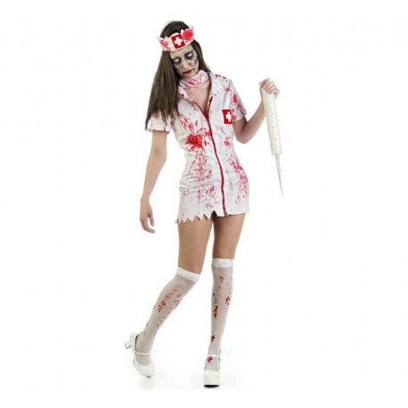 Disfraz de Enfermera Zombie para Mujer