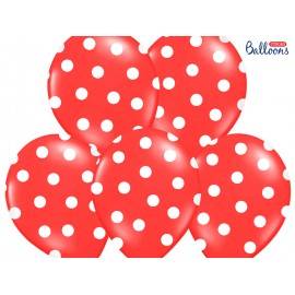 Ballons Pois Latex 25 cm