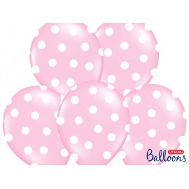 Ballons Pois Latex 25 cm