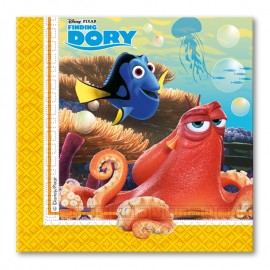 20 Serviettes Le Monde De Dory 33 cm