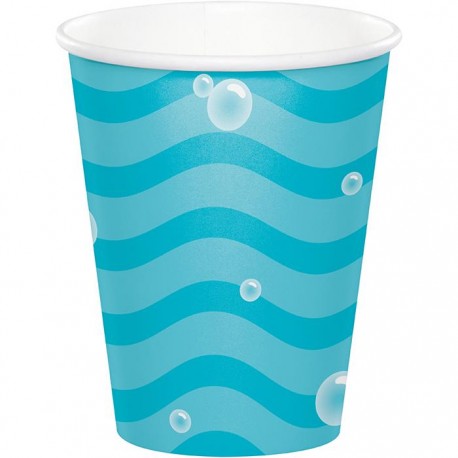 8 Gobelets Licorne Baleine 266 ml