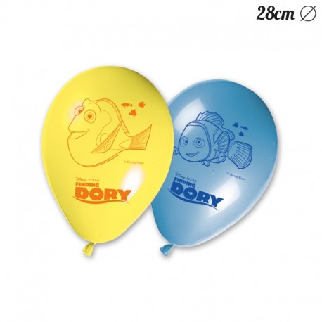 8 Ballons Le Monde de Dory 28 cm
