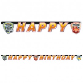 Guirlande Happy Birthday Cars 3