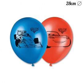 8 Ballons Cars 28 cm