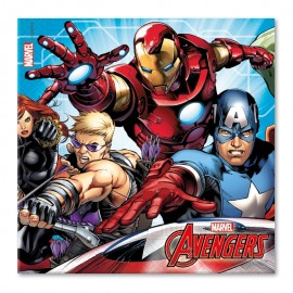 20 Serviettes Les Avengers 33 cm