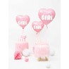 Ballon en Forme de Cœur Rose "It's a Girl" 45 cm