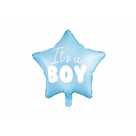 Ballon en Forme d'Étoile "It's a Boy" 45cm