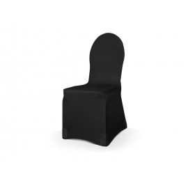 Housse de Chaise Élastique Noire