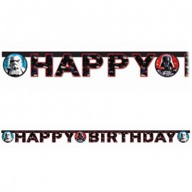 Guirlande Happy Birthday Star Wars