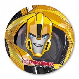 8 Assiettes Transformers 23cm 8 Assiettes Transformers 23cm