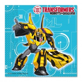 20 Serviettes Transformers 33 cm
