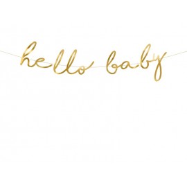 Bannière Hello Baby 18 x 70 cm
