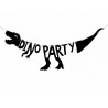Bannière en Forme de Dinosaure
